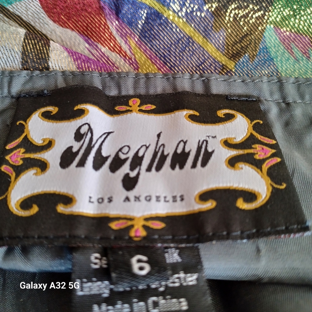 Meghan Los Angeles Women Size 6  Multicolor Abstract Dress - Picture 2 of 15